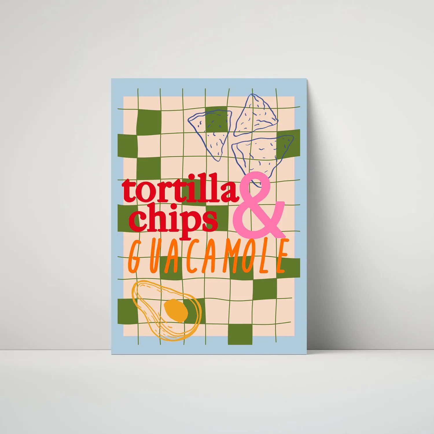 Maddison Ball Tortilla Chips & Guacamole affiche cuisine