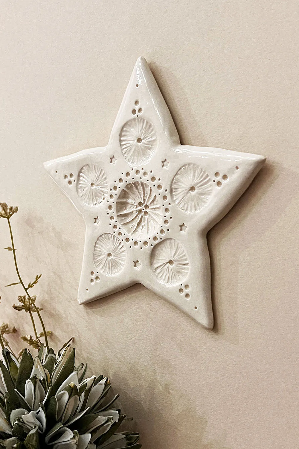 Biankaléone Étoile cercles magiques talisman 15 cm
