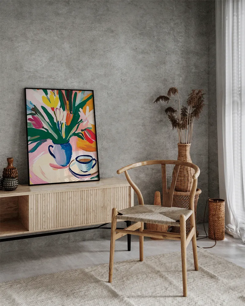 Any Image Spring Coffee toile encadrée figurative