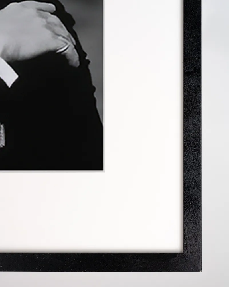 Any Image Brigitte Bardot Top Hat toile encadrée noir et blanc