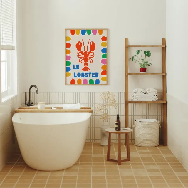 Maddison Ball Le Lobster affiche homard