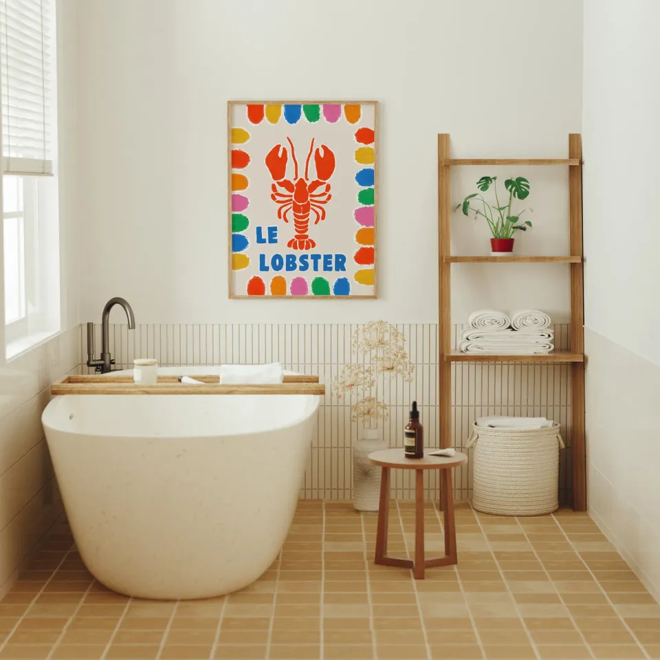 Maddison Ball Le Lobster affiche homard
