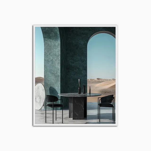Any Image Surrealist House tableau encadré surréaliste