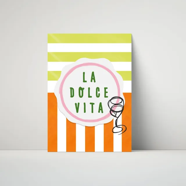 Maddison Ball La Dolce Vita affiche cuisine