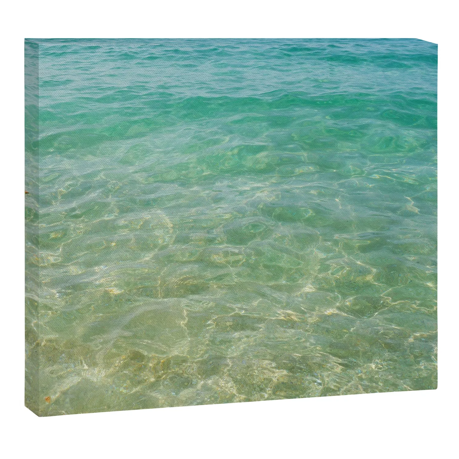 Society6 Exactly Like That toile vague bleue