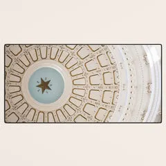 Society6 The Lone Star tapis de bureau coupole étoile