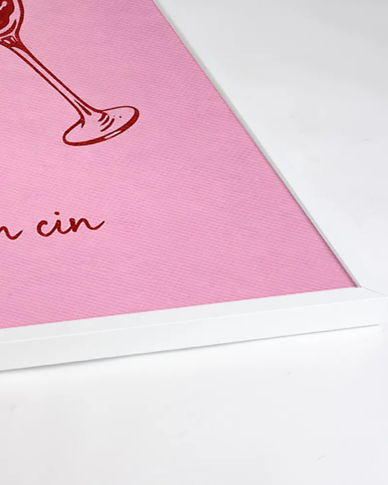 Any Image Cin Cin affiche encadrée décor figuratif couleur