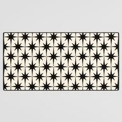 Society6 Midcentury Atomic Starburst tapis de bureau