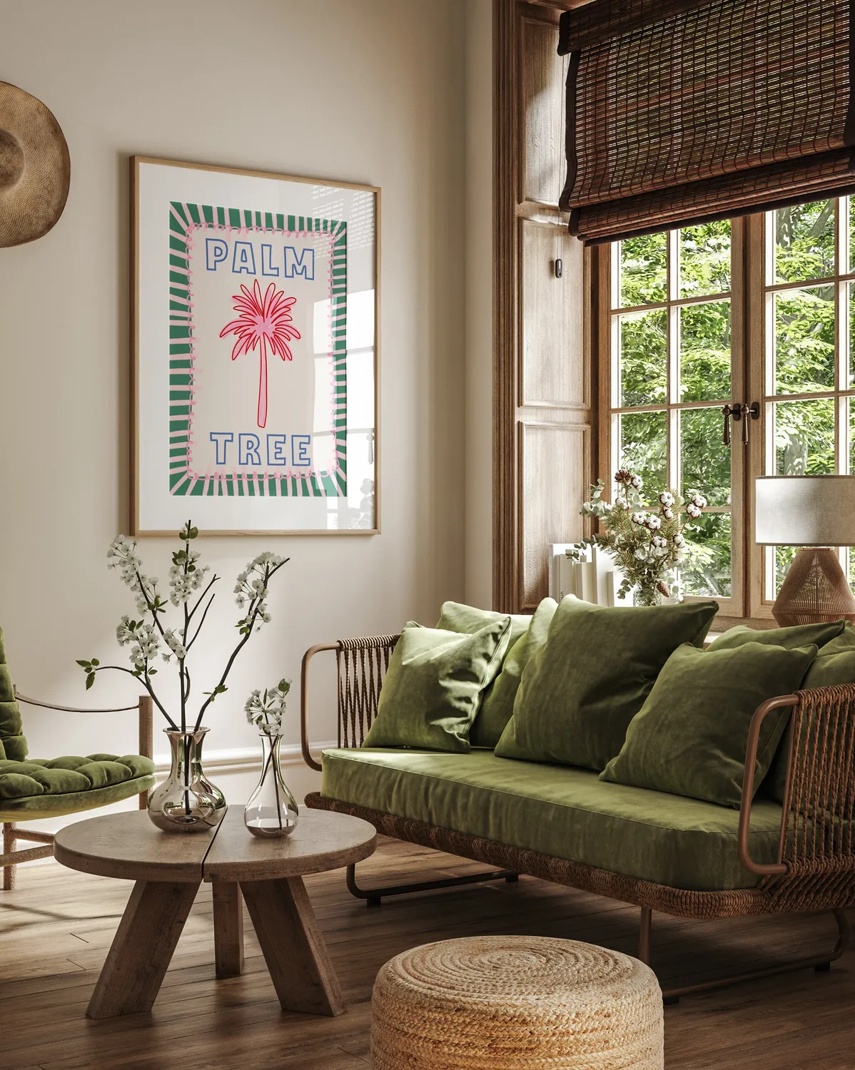 Maddison Ball Palm Tree affiche tropicale