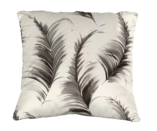 Mademoiselle Tiss Plumes coussin tissu imprimé artiste
