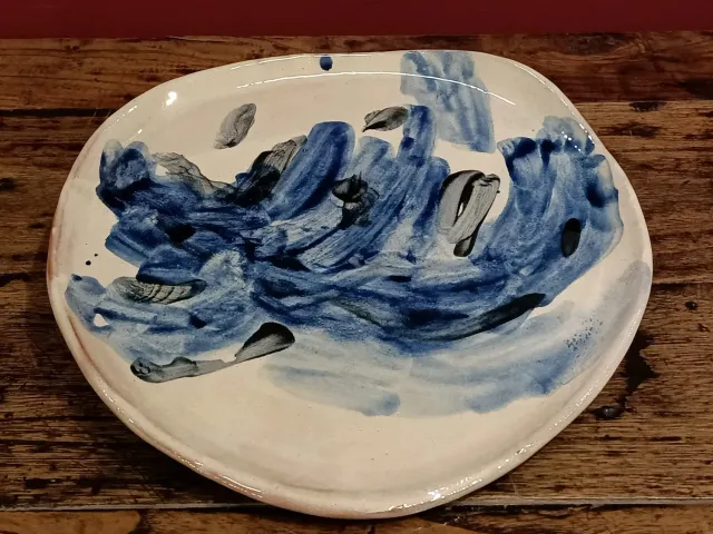 Galerie Kara Héloïse Bariol 7 assiette terre vernissée