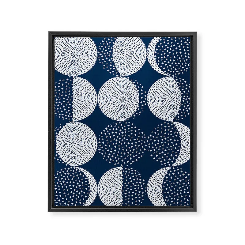 Society6 Moon Phases toile encadrée