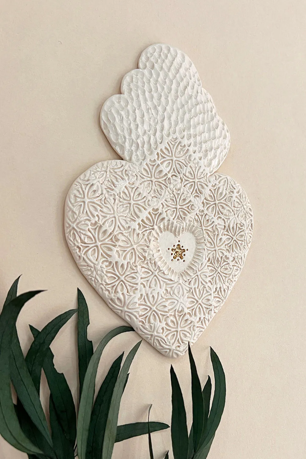 Biankaléone Ex-voto à la petite étoile d'or décoration murale