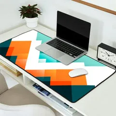 Society6 Everest tapis de bureau montagne géométrique