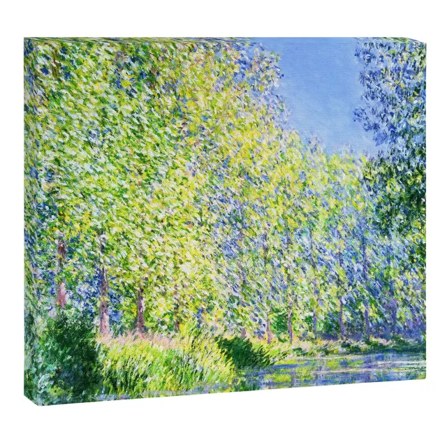 Society6 Monet Bend in the River Epte toile rivière