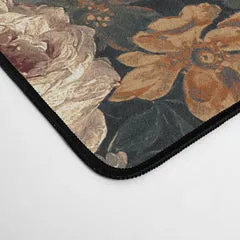 Society6 Midnight Garden XIV tapis de bureau roses