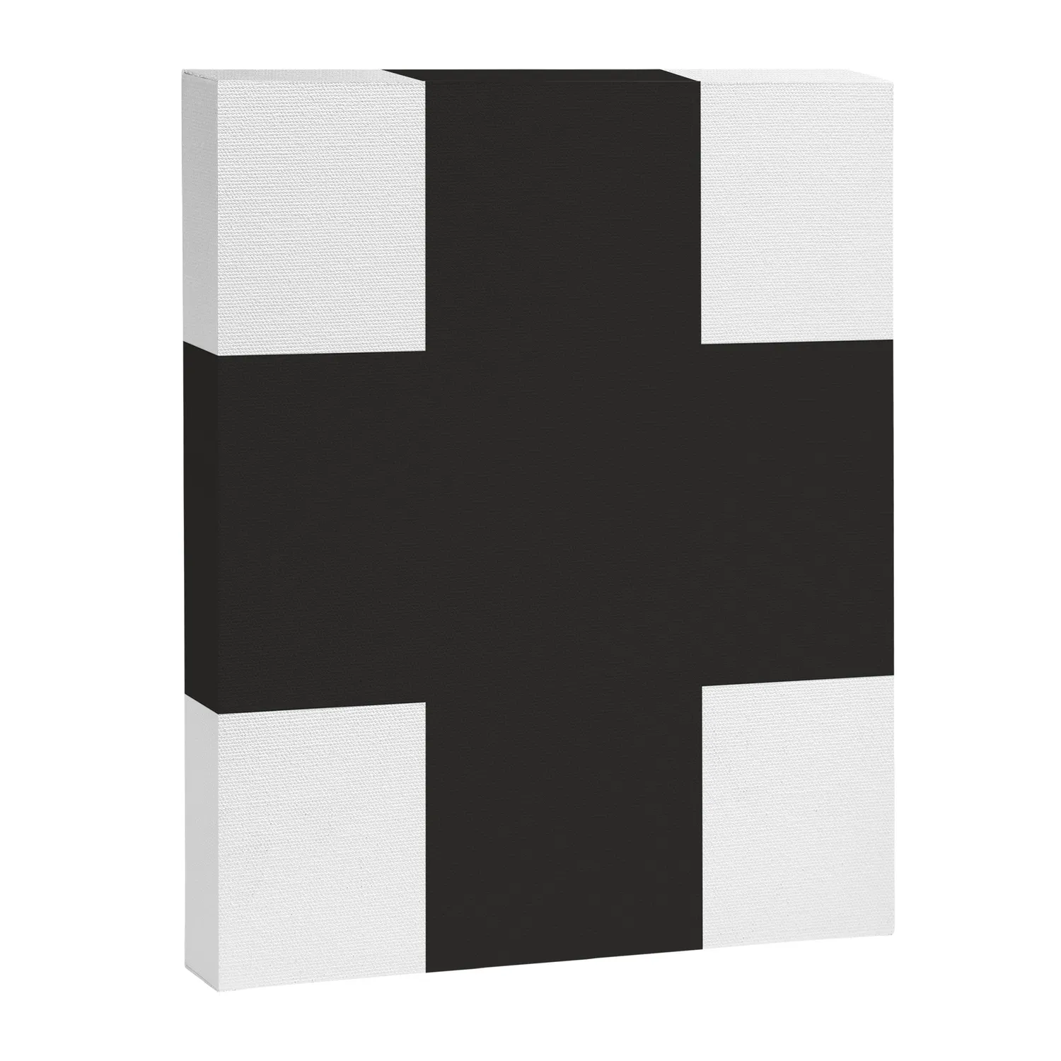 Society6 Swiss Cross Pattern toile noir