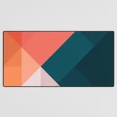 Society6 Geometric 1708 tapis de bureau géométrique
