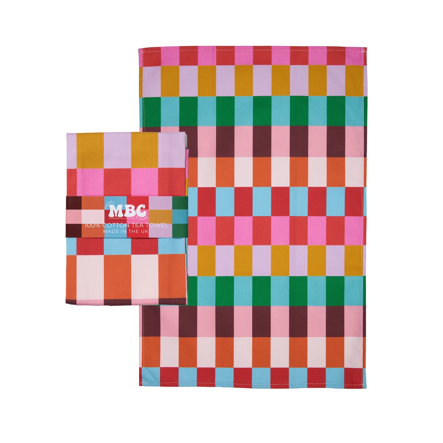 Maddison Ball Checkered torchon coton 68x45