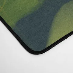 Society6 Abstract Jungle Fever tapis de bureau feuilles vertes