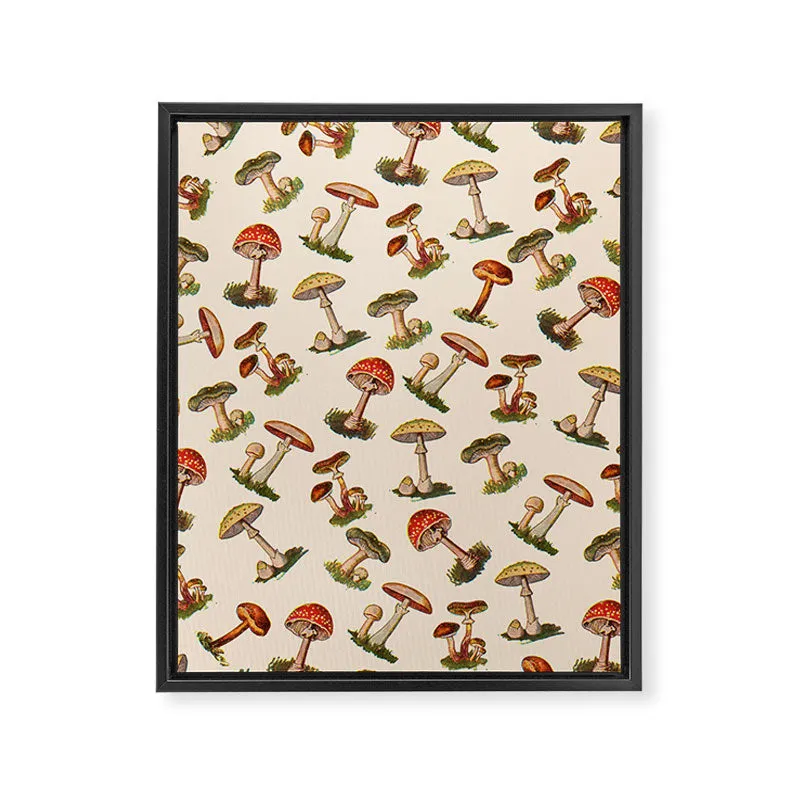 Society6 Magical Mushrooms tableau toile