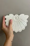Biankaléone Talisman à plumes toile encadrée 12x16 cm fait main