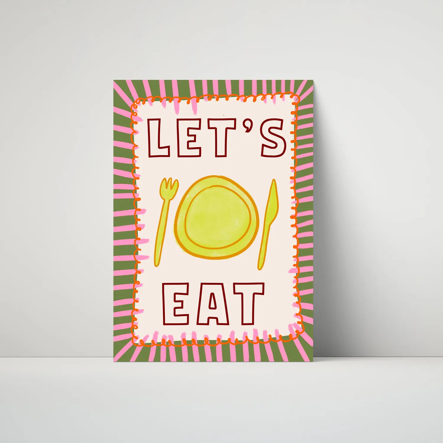 Maddison Ball Let's Eat affiche cuisine