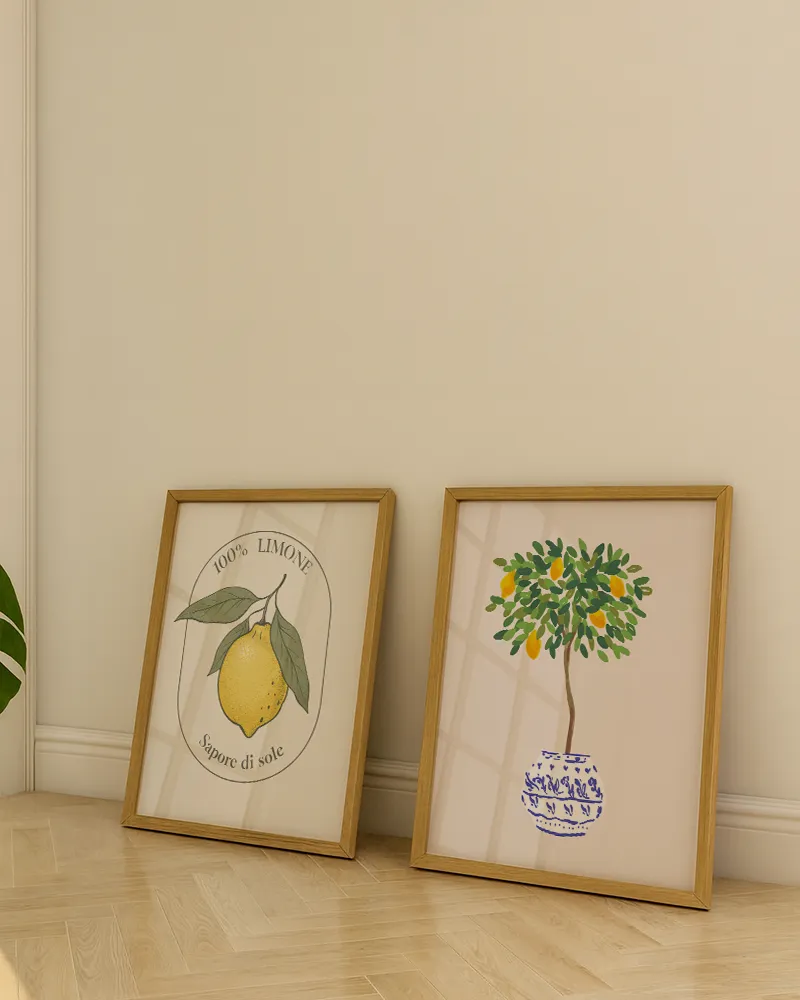Any Image Liv Corday Citrus Bloom tableau encadré floral