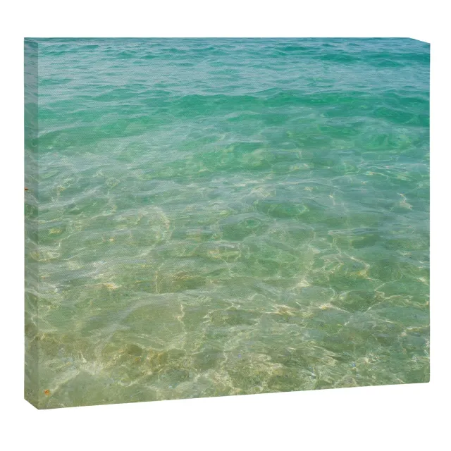 Society6 Exactly Like That toile vague bleue