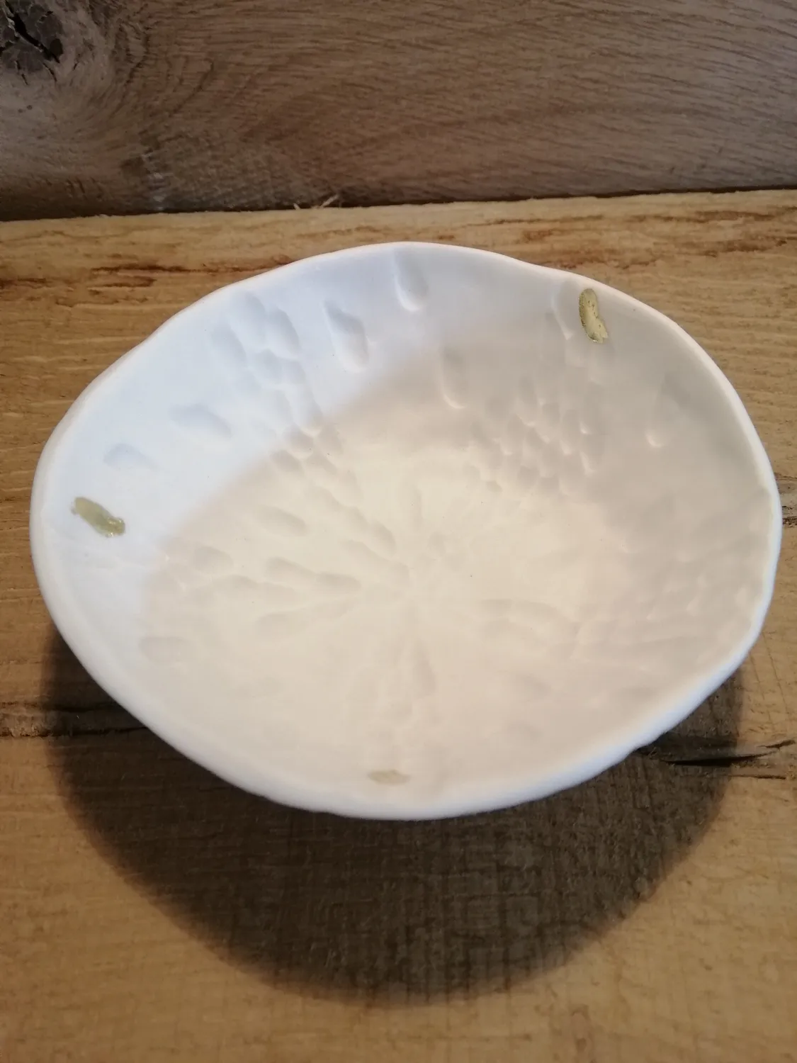 Sandrine Ramona Gouttes d'or coupelle porcelaine 11 cm