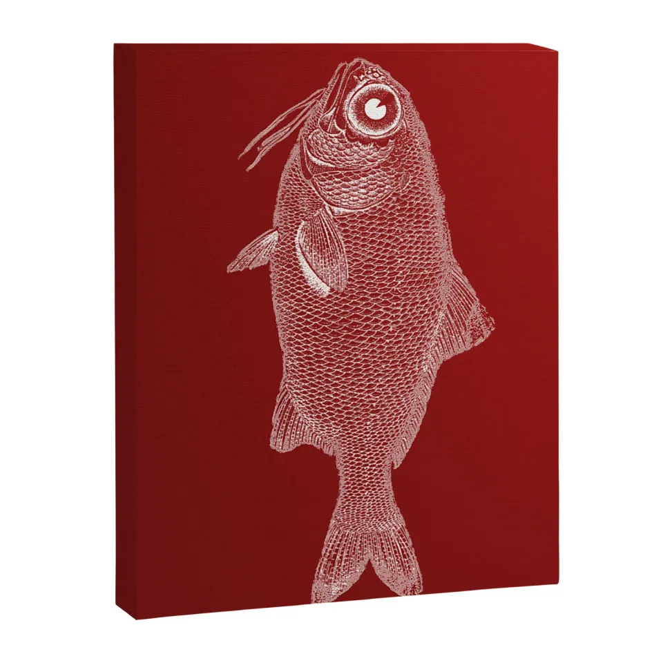 Society6 Red Fish toile poisson rouge enfant