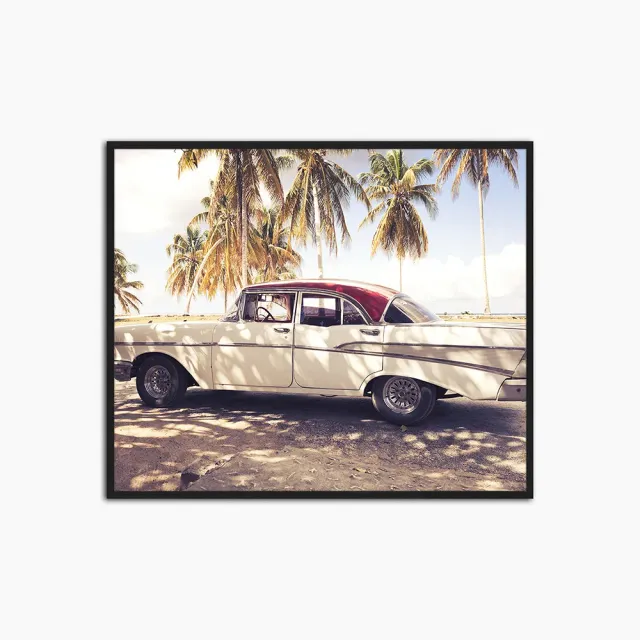 Any Image Vintage Car Cuba toile encadrée voiture vintage