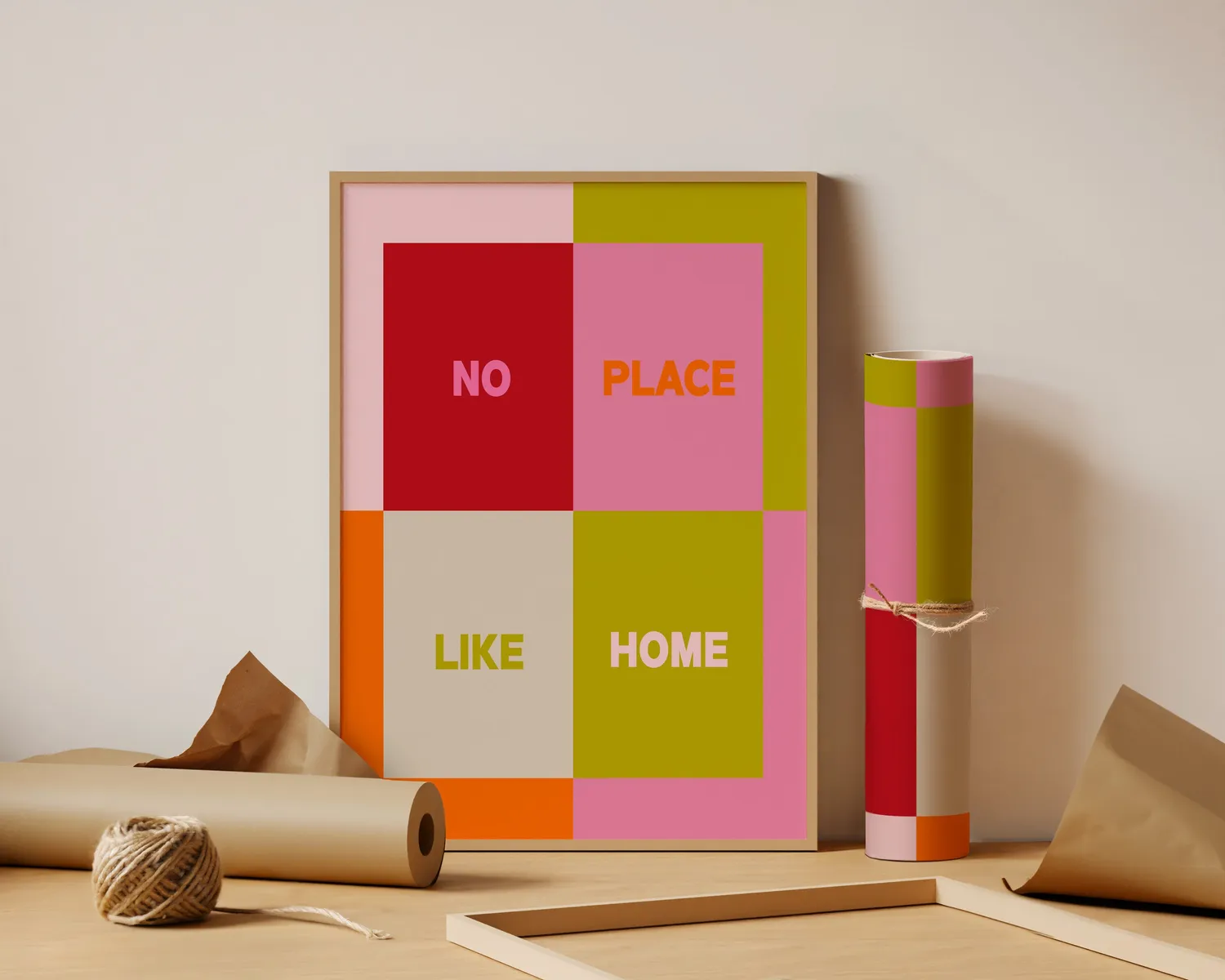 Maddison Ball No Place Like Home affiche typographique