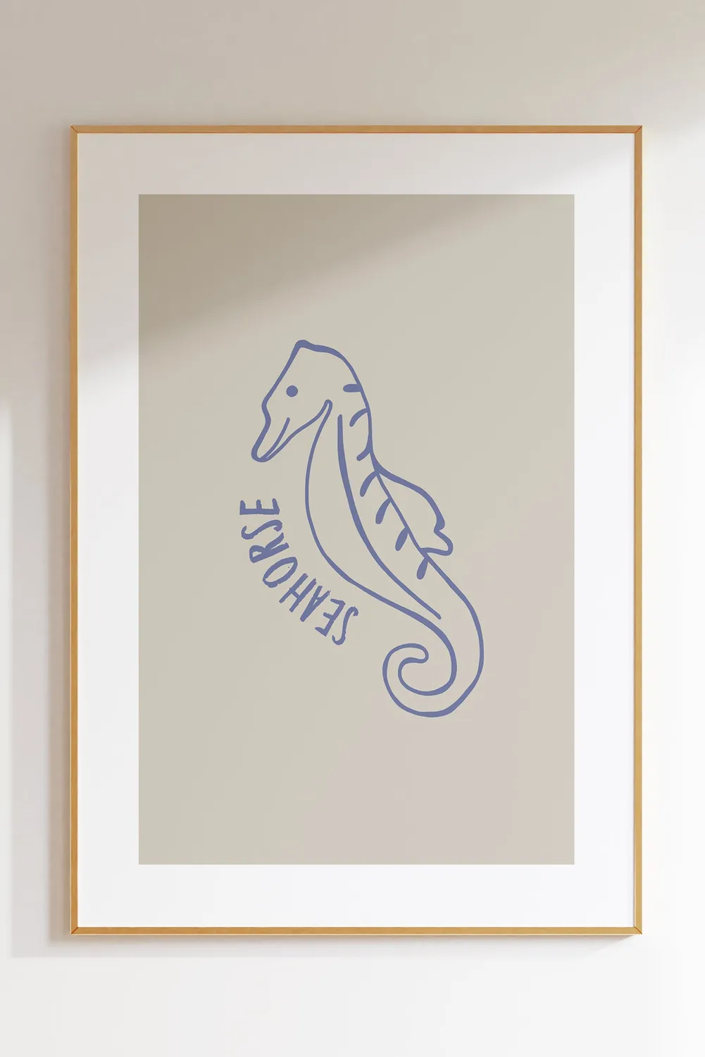 Maddison Ball Seahorse affiche tropicale