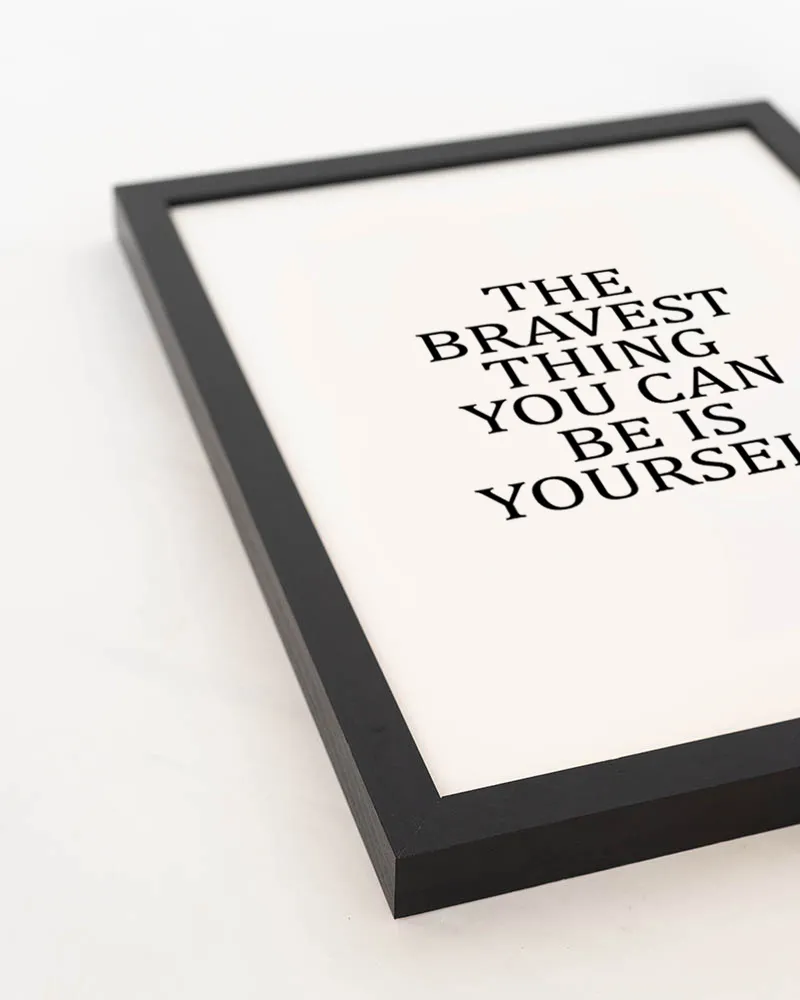 Jacob Baden Be Yourself tableau citation encadré
