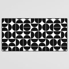 Society6 Mid Century Geometric 04 tapis de bureau