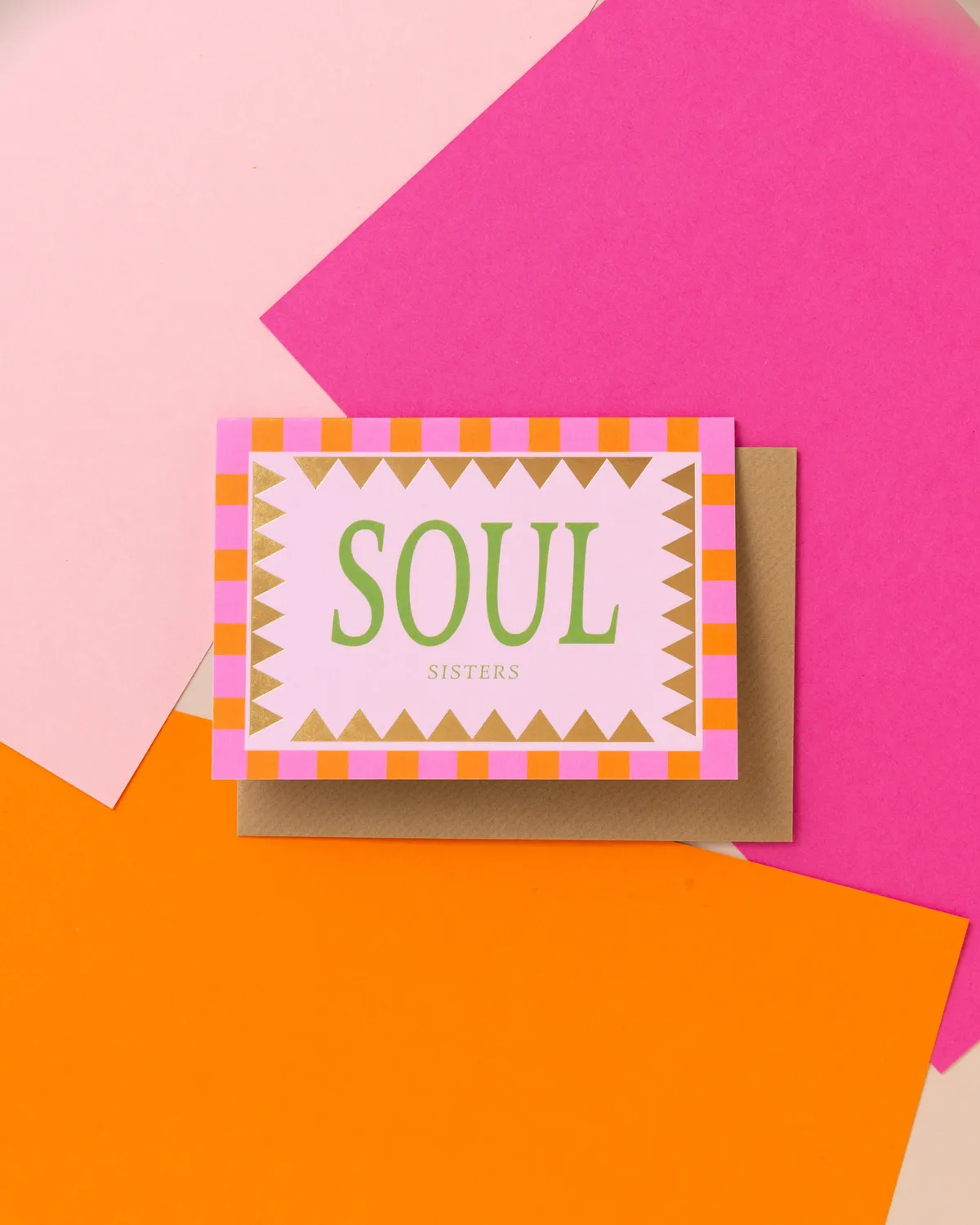 Maddison Ball Soul Sisters carte dorée A6