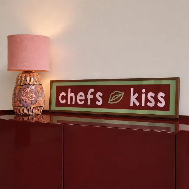 Maddison Ball Chefs Kiss tirage encadré 60x12