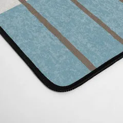 Society6 Sunny ocean tapis de bureau abstrait côtier