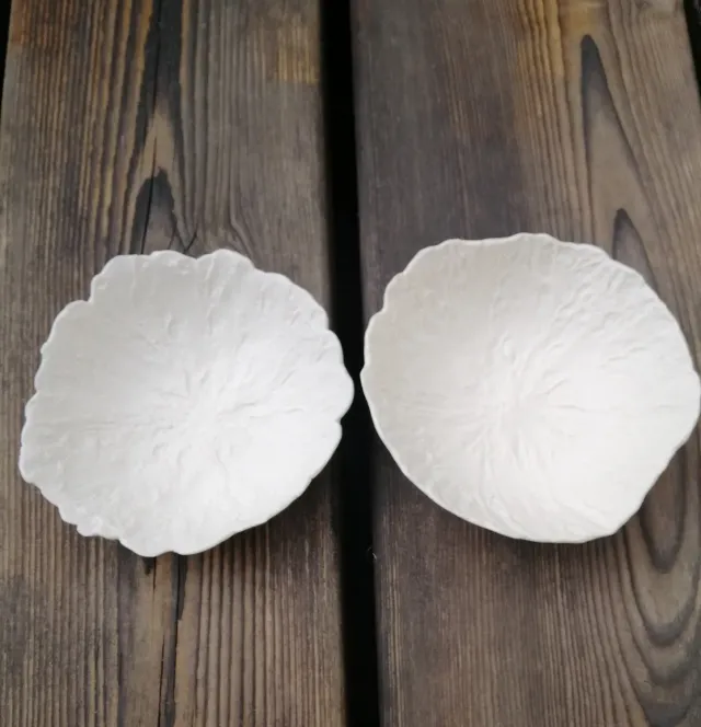 Sandrine Ramona Couple duo coupelles porcelaine blanche 11 cm