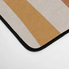 Society6 Liquid Swirl Earth Tones tapis de bureau marbré