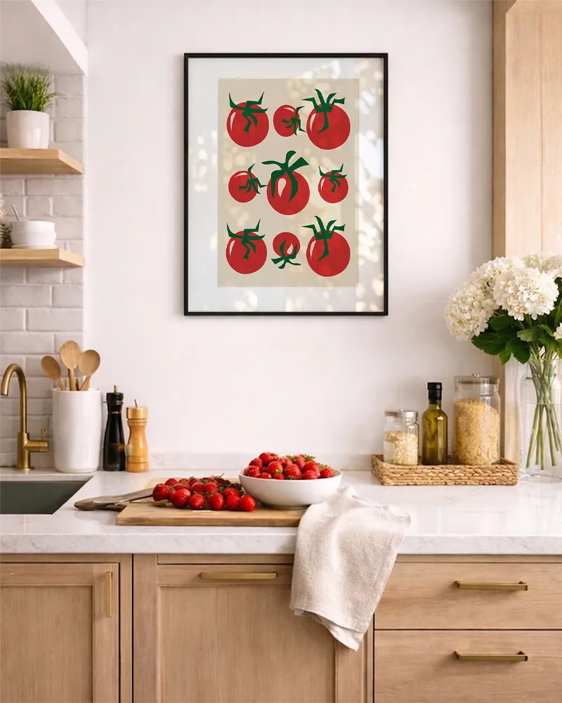 Any Image Red Tomatoes toile encadrée