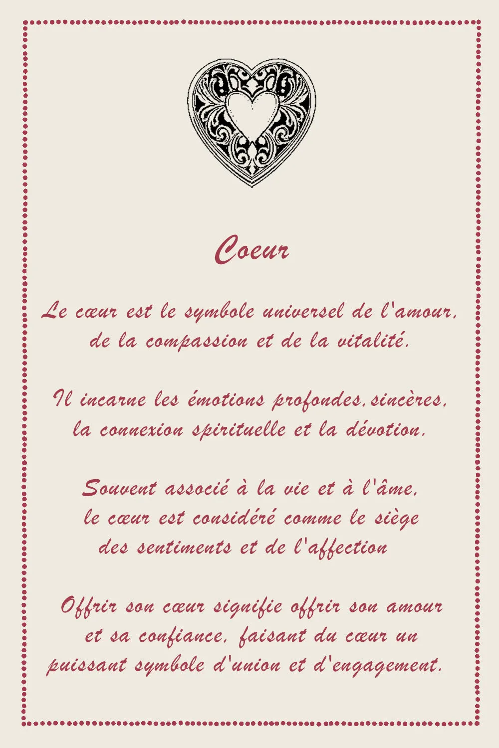 Biankaléone Talisman au coeur d'or 9x11 cm