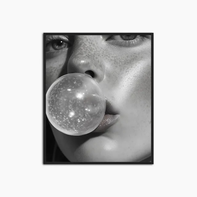 Any Image Bubble affiche encadrée mode