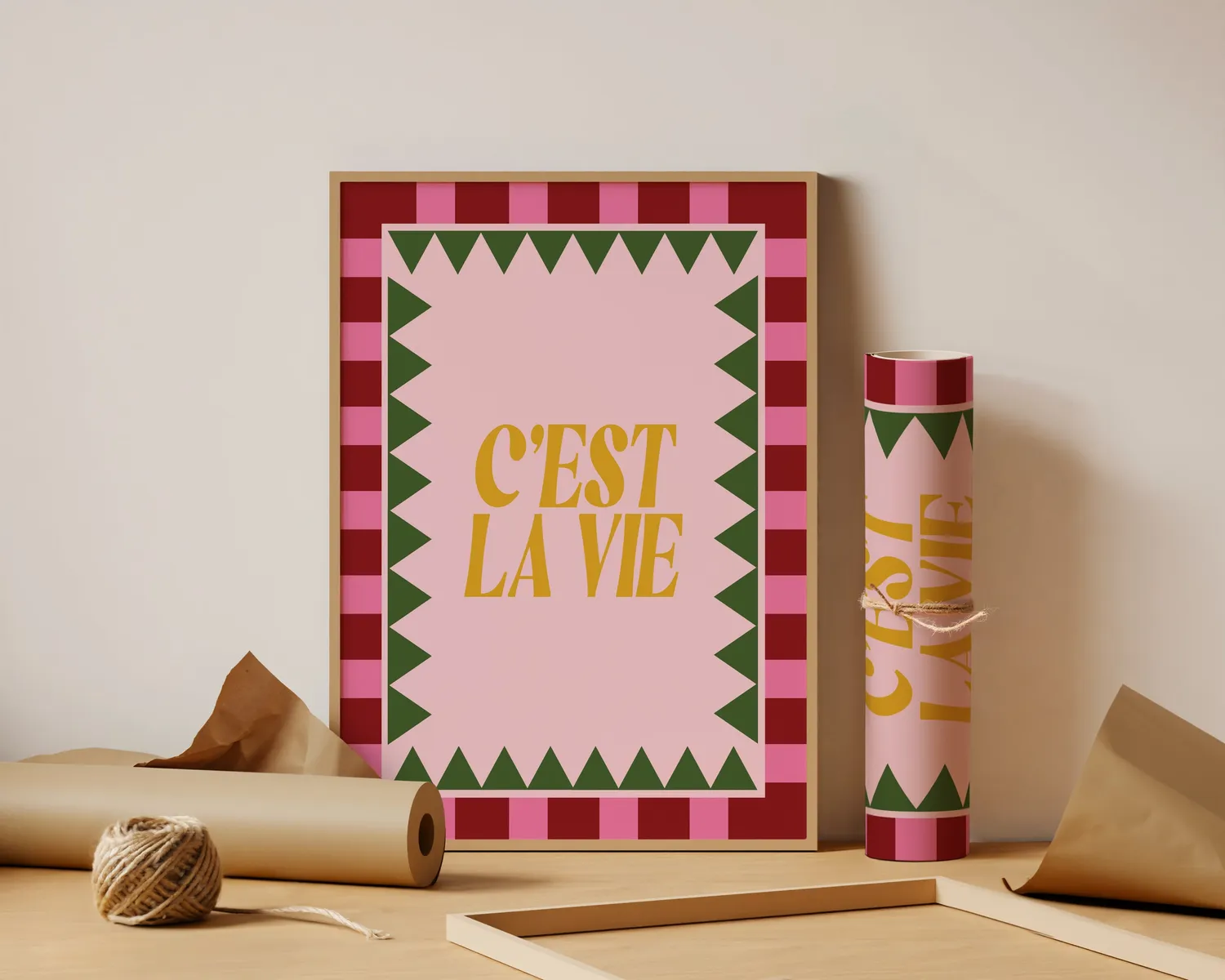 Maddison Ball C'est La Vie affiche papier mat 210g