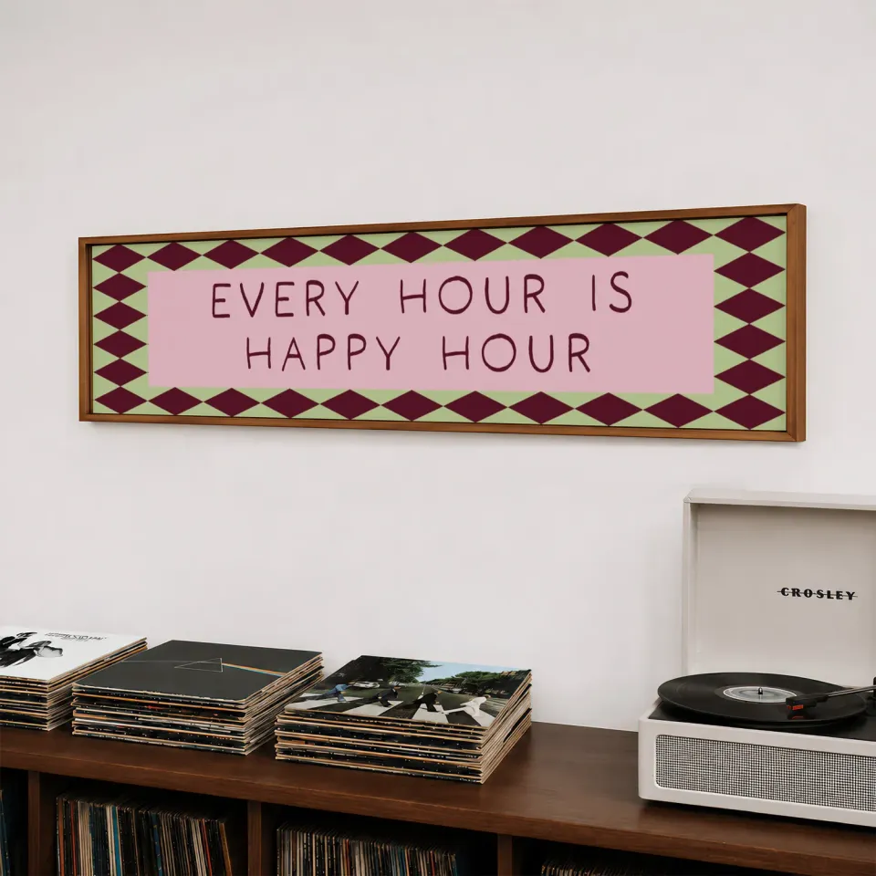 Maddison Ball Happy Hour Is Every Hour affiche 60x12 cm