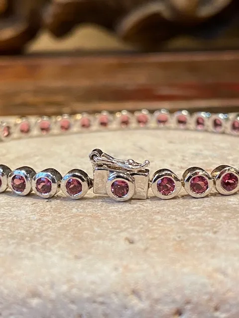 Galerie Kara bracelet argent rhodolite