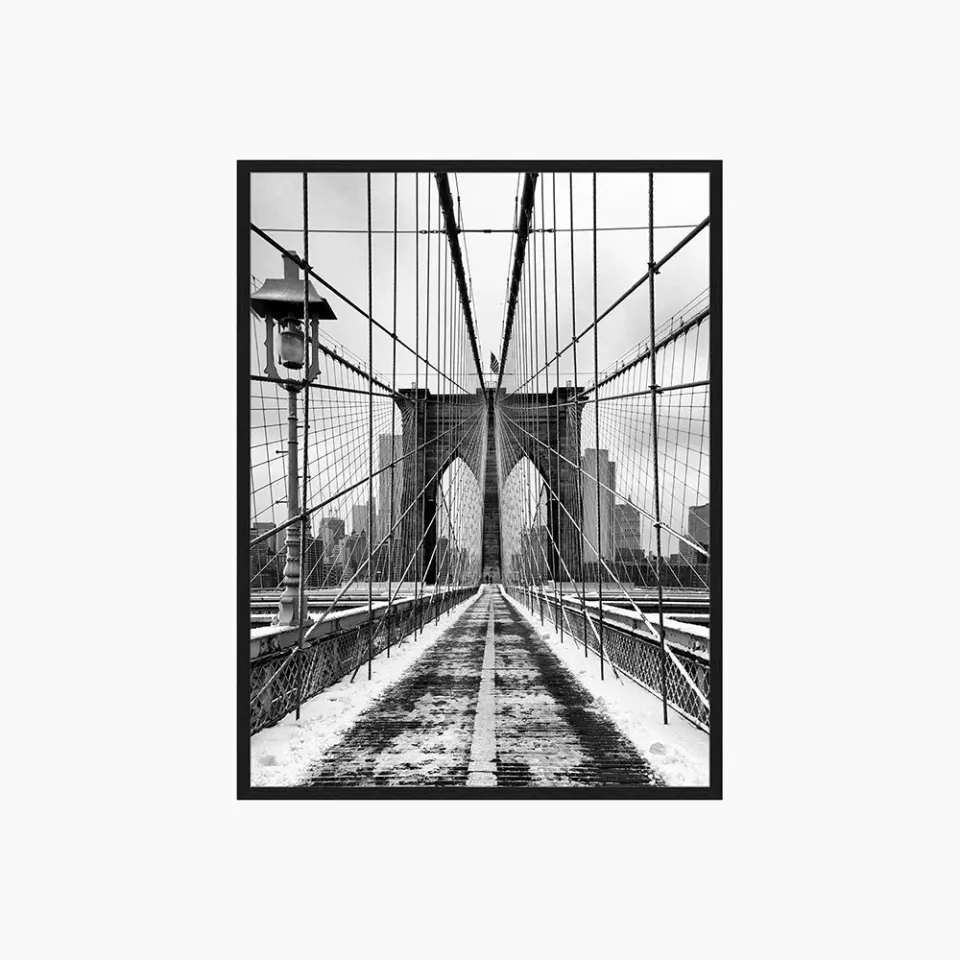 Any Image Jacob Baden Brooklyn Bridge photo encadrée