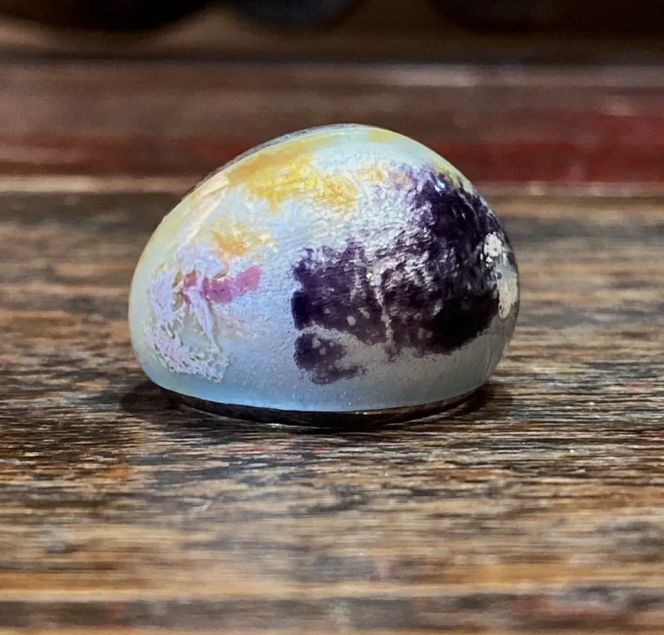 Galerie Kara bague argent émaillé Marie Oberlin
