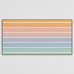 Society6 Gradient Arch XIII tapis bureau rétro